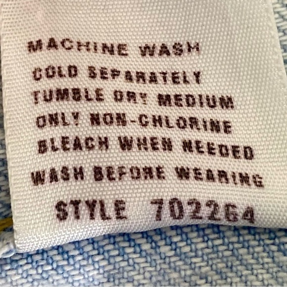 Vintage L.A. Blues Women’s Jeans 10P Light Blue Straight Leg Zip Button Pockets - Picture 9 of 10